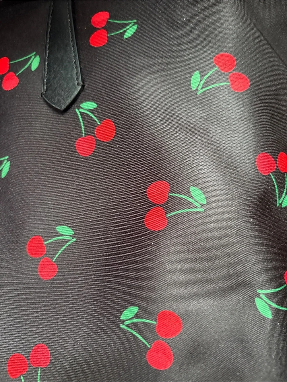 Kate spade cherry nylon tote bag the little belt